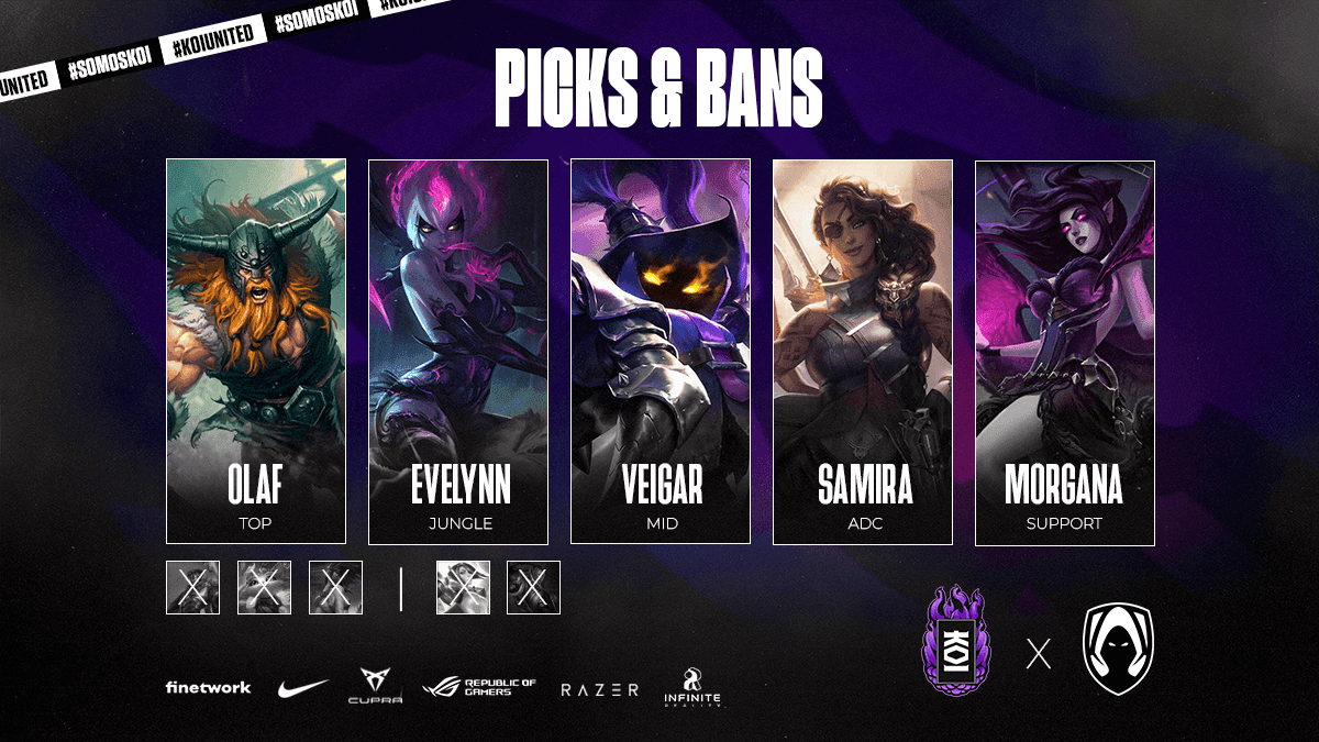 Player announcement post design